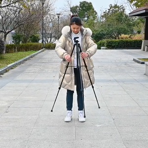 🎁ฟรีของขวัญ🎁ขาตั้งกล้องระดับมืออาชีพ ขาตั้งกล้อง Tripod stand ตัวหนีบมือถือ ยืดได้สูงสุด1.70เมตร พร้อมที่หนีบโทรศัพท์+แถมรีโมทบูลทูธ+ถุงใส่ขาตั้ง