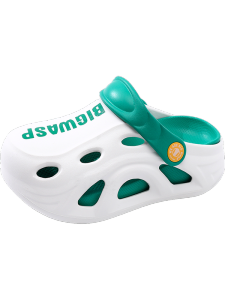 Big Yellow Bee Childrens Clog Shoes Summer New Style Boys Sandals Anti-Slip Beach Slippers Comfortable Breathable Slip-On