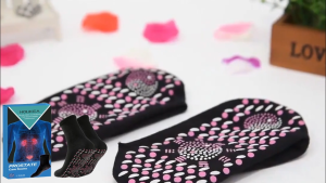 Houkea  Foot Care Socks   Gentle Relief Foot Sole Discomfort Foot Care Soft Skin Friendly Breathable Warm Socks