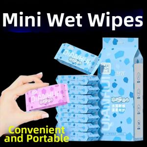 Portable Mini Childrens Cleaning Wet Wipes 64 Pieces