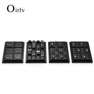 Oirlv Vòng Giá đựng hoa tai Đứng Vòng Đeo Tay trưng bày Vòng cổ Chủ phụ kiện trang sức Lưu Trữ Khay P156 P157 P158