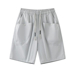 MiiOW | Icy Cool Silk Loose Straight Mens Bermuda Shorts