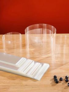 Food Grade Self Adhesive Cake Mousse Transparent Spill Proof Kitchen Baking Tools for BBQ And Cooking