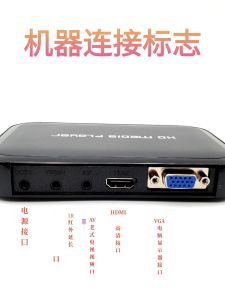 High Definition 1080P Hard Disk Player HDMI VGA USB Advertising Machine Auto Loop Play Digital Media Player AV Interface