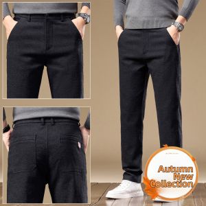 TUCANO | Warm Lined Fitted Straight Leg Thick Business Large Size Casual Pants