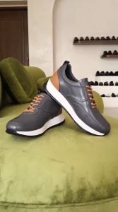 ANTONIO MNL SHOES - ARCHIE - GRAY (GENUINE LEATHER)