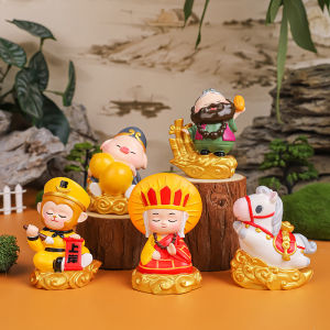 Resin Cartoon Monkey King Decorative Figurine