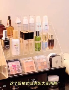 ❣️SPACEIDEAS❣️ Makeup Rack Makeup Holder Makeup Shelf Desktop Shelf Desktop Rack Desktop Storage Rack Cosmetics Rack Cosmetics Shelf Cosmetic Holder Perfume Holder Perfume Rack Perfume Stand Skincare Rack Blind Box Toy Displays Rack Mini Figures Rack