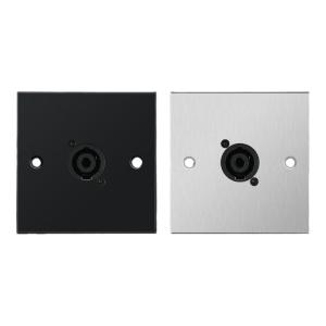 TERIUX | 86 Type Stainless Steel Socket Panel 4-Pin XLR Connector