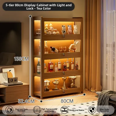 ZHUSHANXIA | LED Lighted Acrylic Display Cabinet