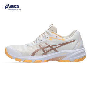 ASICS Women NETBURNER PROFESSIONAL FF 4 Indoor Court Shoes in White/Rose Gold