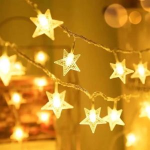 lampu led hias dekorasi tumblr natal baterai power lampu led string kafe resto
