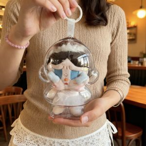 PopMart 17cm Crying Baby Crybaby Shiny Shiny Dustproof Protective Case Compatible with PopMart Bubble Child Collectible Toy