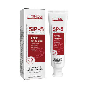 Eelhoe Cleansing Stain Removal Toothpaste Improve Yellow Teeth Eliminate Bad Breath Repair Gingival Anti Bleeding Cleaning Oral Care Remove Stains Bleaching Plaque Fresh Breath Oral Hygiene Cleaning Protect Gum Brightening Teeth Toothpaste