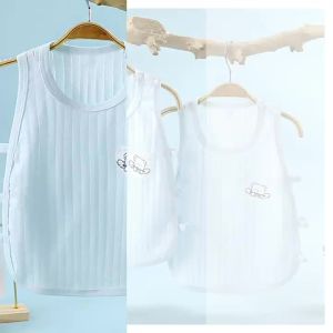 Summer Lightweight Cotton Baby Vest 2 Pieces