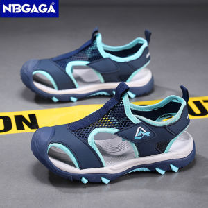 NBGAGA | Summer Children Comfortable Sport Water Sandals Outdoor for Boys and Girls Casual Closed Toe Anti-Collision Walking Sandials