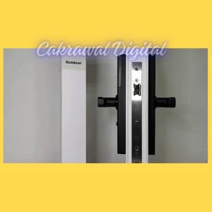 PROMO TaffHOME Smart Door Lock Kartu Alarm  Pintu Rumah / Gagang Pintu Rumah Mewah - XR25