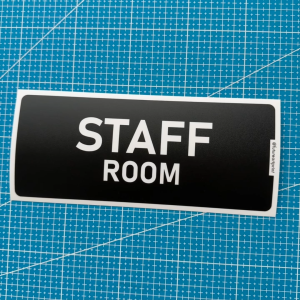 Staff Room. Bilik Staf Pekerja. Premium Sticker Sign Notice Signage Label. Waterproof Heavy Duty.