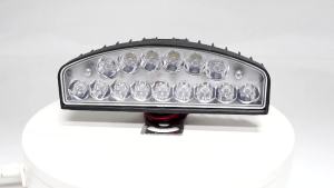 KEVANLY | 1PCS Motorcycle Half Circle Signal Lamp LED Spotlight 15SMD With Bracket Red Blue Strobe Warning Signal Indicator Universal 12V