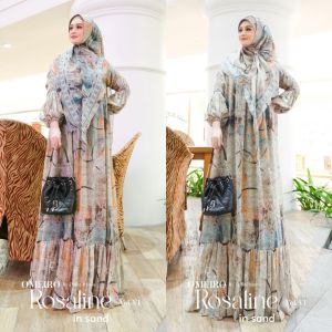 (20) OMEIRO ROSALINE 6  Baju Gamis Syari Muslimah Roseline Series Vol 6 By Omeiro. Nazra Sha
