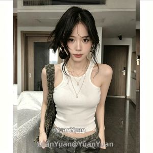 Cool Spicy Style Ribbed Tank Top 2026 Summer New Slim Design
