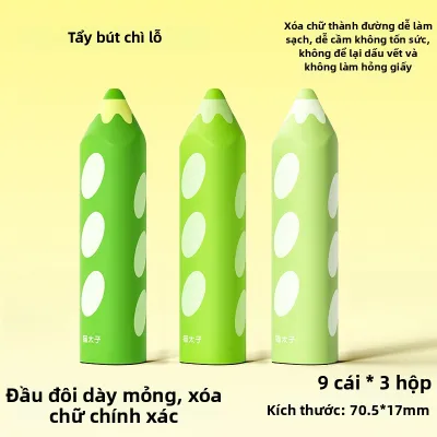 MPRINCE | Tẩy Dạng Tam Giác Không Rơi Vụn Dễ Nắm An Toàn Cho Bé