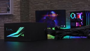 Aerocool LUX RGB 550W 80 Plus Bronze Power Supply
