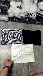 Áo Ống Kiểu Cúp Ngực Hình Xoắn Ốc Có Mút Ngực PC87