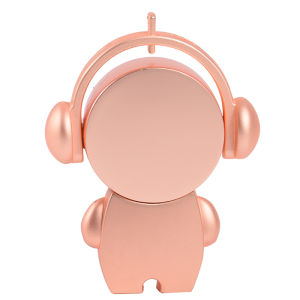 Jaster | JASTER Musical Doll USB Flash Drive 128GB Creative Gift Pen Drive 64GB Metal Memory Stick 32GB Silver USB Flash Memory 16GB 8GB