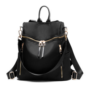 Oxford Cloth Waterproof Nylon Backpack Casual Fashionable Womens Bag 2025 New Style Leisure Bookbag Trendy Street Style