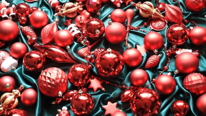 กลุ่มลูกบอลคริสต์มาส 24 ชิ้น 3 ซม. / 6 ซม. สีสันสดใส มีให้เลือก 3สี ทอง แดง หลากสี สำหรับตกแต่งต้นคริสต์มาส