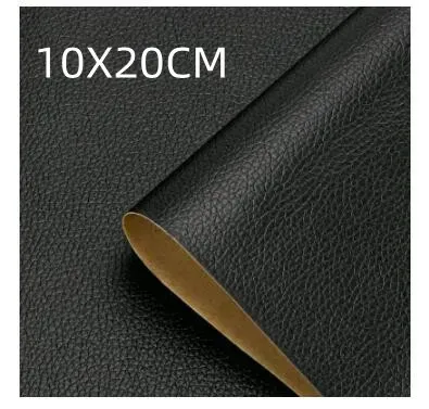 Black Thickened Self Adhesive Leather Sofa Repair Bed Soft Bag Leather Repair Subsidy Fix Mend PU Artificial Leather Skin Patch