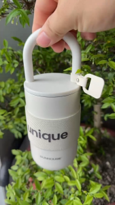 Bình giữ nhiệt Unique 400ml SUNHOUSE KS-TU400UW với thiết kế trẻ trung tiện dụng chất liệu INOX 304 an toàn tuyệt đối