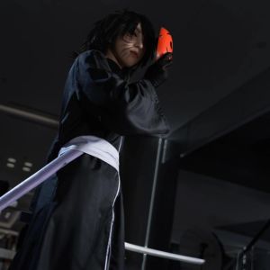 Red Night Blade Cosplay Costume Set with Soil Mask Mystery Full Set Mens Clothing Anime Game Cosplay Props Ancient Style