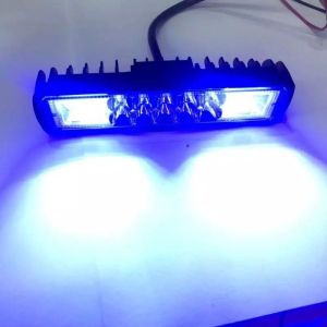 LAMPU TEMBAK SOROT 10 MATA LED CWL SOROT PUTIH KIRI KANAN KEDIP BIRU BIRU /MERAH MERAH