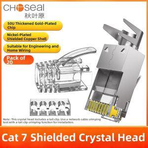 Choseal | 7 Category Shielded Network Adapter RJ45 Connector