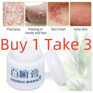 Buy 1 Take 3 BaiXuanGao Ointment Advanced Herbal Psoriasis and Eczema Kati Kati Cream 18g Psoriasis