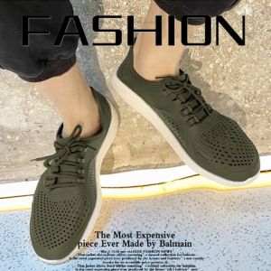 LHSunshine รองเท้าแฟชั่น รองเท้าลำลอง รองเท้ายางใส่สบาย กันลื่น ดีไซน์เท่ๆแต่งเชือกข้างหน้า ประหยัดว่าใส่เข้ากับทุกการแต่งตัว ต้องมีแล้วไหมแม่🎁