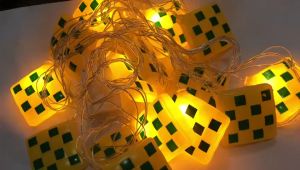 Lampu Hias Tumblr / Lampu Led Ketupat Lebaran / Lampu Bulan Sabit Mesjid