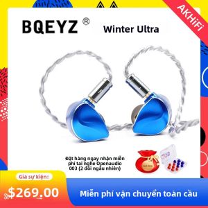 Tai Nghe BQEYZ Winter Ultra In-Ear HiFi 1DD+1BC Dynamic Driver PZT Bone Conduction Monitor Tai Nghe Có Dây Kết Cấu Kim Loại