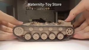 QUANGUAN(全冠积木) | PANZER V PANTHER 424 Collectible Model DIY Handmade Toy Creative Toy Series Tank Model Toys Building Blocks Set Birthday Gift