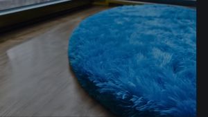 karpet bulat ISI HDP. diameter 100cm aesthetic mewah