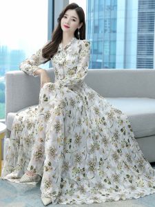 Elegant Floral Print Long Sleeve Midi Dress: A Guide for Chinese Fashion Ladies
