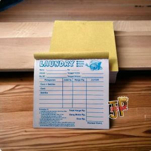 Nota Loundry 2 ply 1/6 Folio - E siap kirim