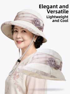 Qiu Bie Kai | Summer Mom Sun Protection Wide Brim Fisherman Hat