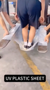 Transparent UV Greenhouse Film Filem Rumah Hijau 6 Meter x 15 Meter Farm Net UV Plastic UV Cover Greenhouse Plastic.