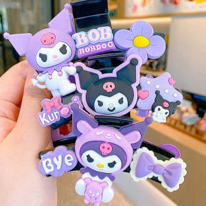 🔥Children Cute Hair Clip Cartoon Kuromi Hair Claw Clip Girls Dopamine Shark Clip LovelylifeFu👍