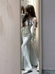 CHANGTONG | Sleeveless Elegant French Style Slim Dress