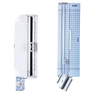 deli | Multifunctional Small 3 in 1 Paper Cutter