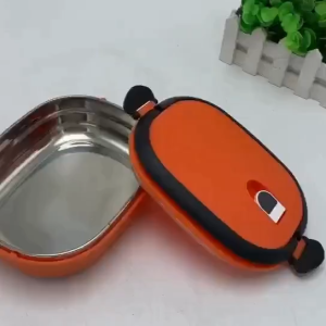 Rectangular Plastic Stainless Steel Lunch Box 1 2 3 Layer Food Container Kids Student/Bekas Bekal Makanan Tahan Karat